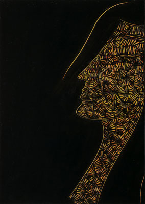 Dalia, Papier, 29,7 x 42 cm