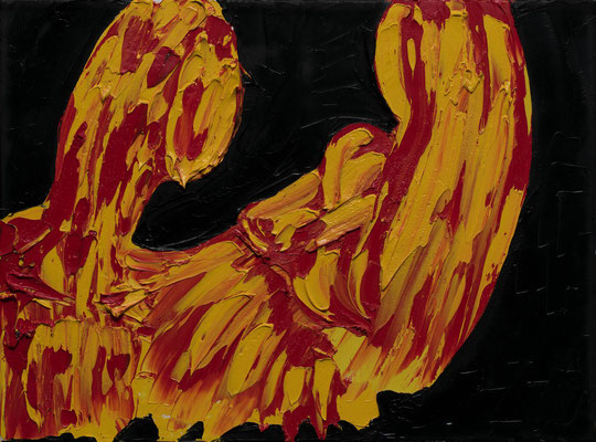 Feurig, 30x40 cm