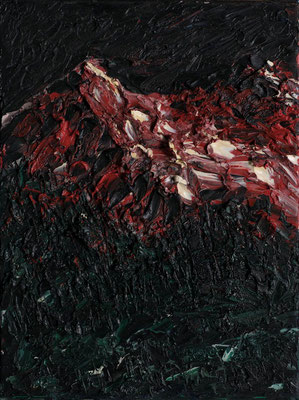 Bergwald,  30x40 cm
