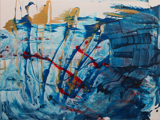 Aufgewühlt 2, 60x80 cm