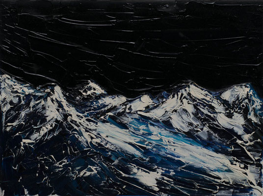 Gletscher, 30x40 cm
