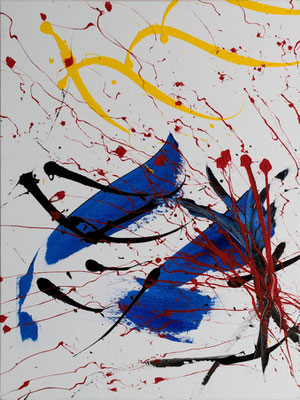 Der Vulkan 5, 60x80 cm