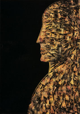 Madame Isabelle, Papier, 29,7 x 42 cm, 11,7"x16,5"