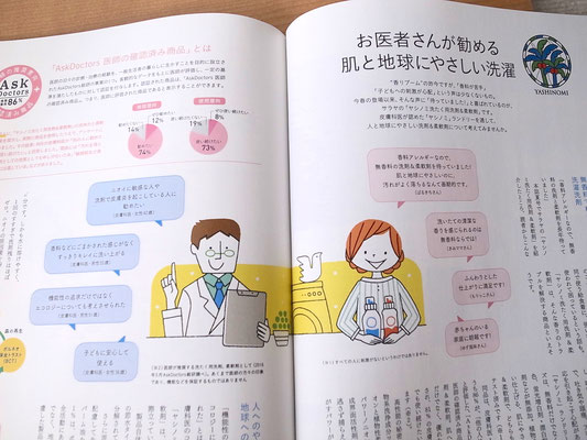 「サラヤ株式会社　広告ページ」（2016／日経BP社）「ecomom」2016年秋号