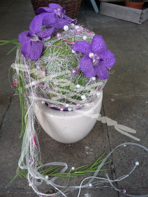 Kugel Brautstrauss Einfach Blume