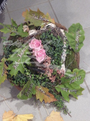 Trauergesteck Herbst Einfach Blume