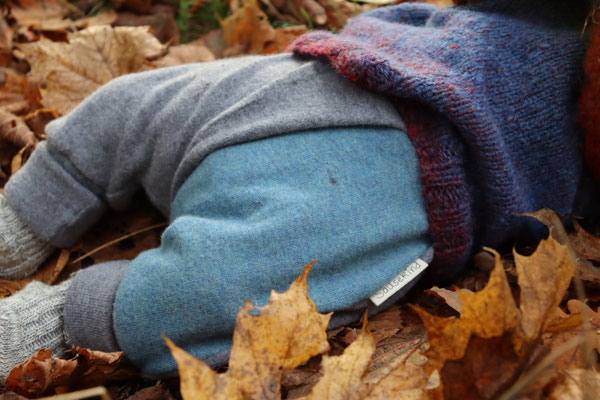 Kuschelhose Wolle Falte