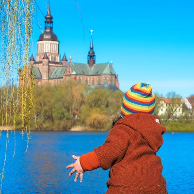Beanie Wolle Seide