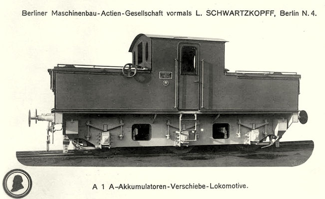 Akku-Lokomotive von 1917