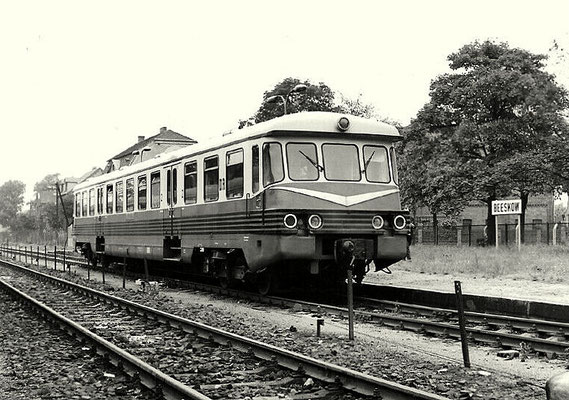 1977: Triebwagen 173 002 in Beeskow