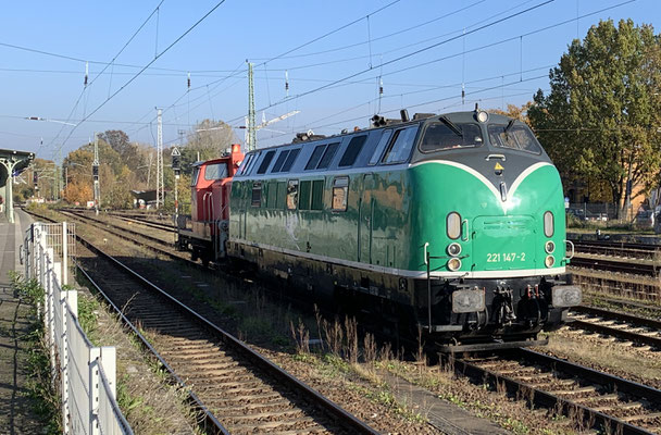 25. Oktober 2024: Flex 221 147 samt 362 in KW Richtung Cottbus fahrend