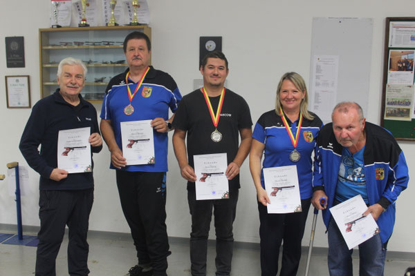 LP 5, stehend aufgelegt