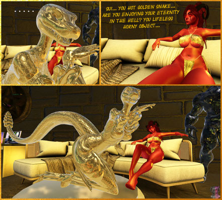 Golden Snake Goddess
