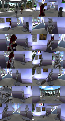 Welcome to the Art Gallery - Metal Statues
