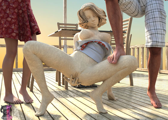 The Hot Beach Girl