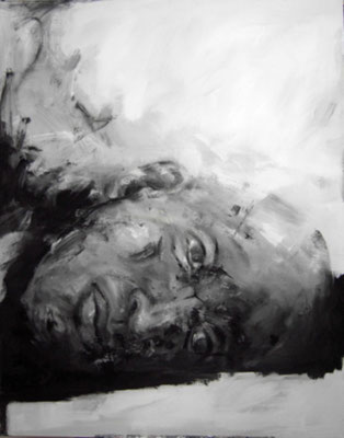 Stille, 140 x 110  Acryl a. Lw.