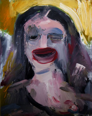 o.T. 50 x 40  Acryl a. Lw.