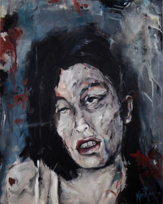 Die Anderen, 100 x 80 Acryl a. Lw.