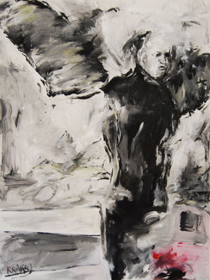 Last Flight, 160 x 120 Acryl a. Lw.