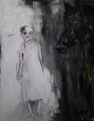 Stille, 140 x 110   Acryl a. Lw.