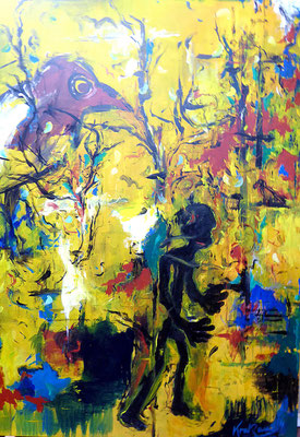 "Anonym" 160 x 119  Acryl a. Lw.