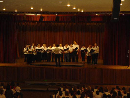 10 Juin 2006 - Classes chantantes à Magland et Concert avec Choeur des Bornes