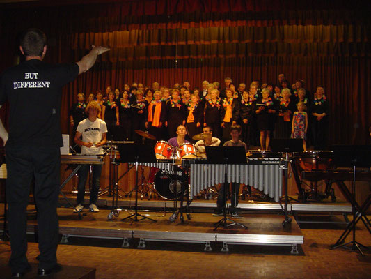 26 Juin 2010 - Concert avec Cassandrine et les percussions à Magland