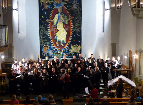 22 décembre 2013 - Concert avec la Chorale De La Vallée D'aulps aux Gets