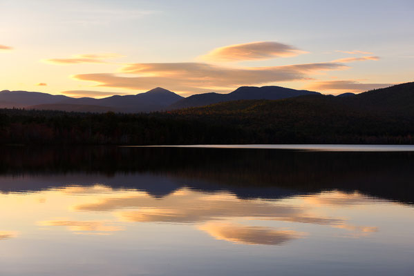 Chocorua See bei Sonnenuntergang, New Hampshire