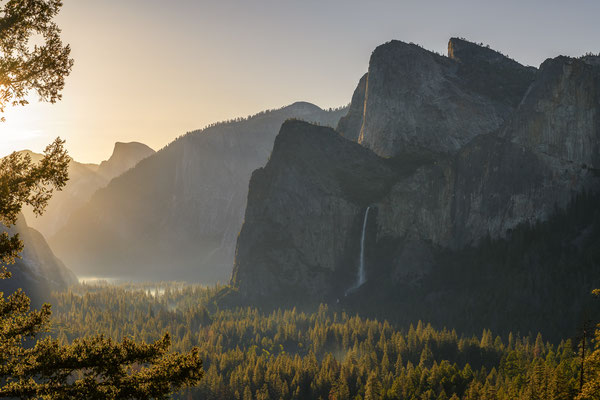 Sonnenaufgang im Yosemite Valley - Yosemite NP, Kalifornien