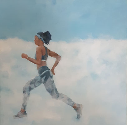 Himmelsjoggerin 30x30