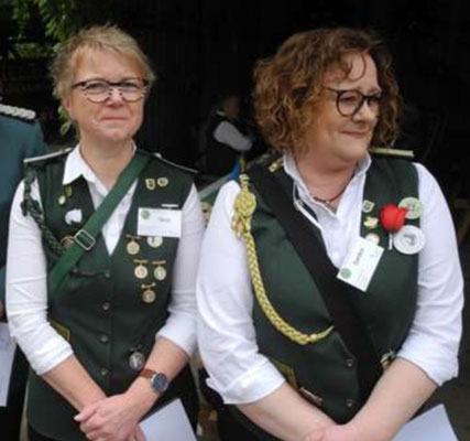 Verbandsauszeichnung in Bronze für Tanja Sommerfeld und Sandra Fick