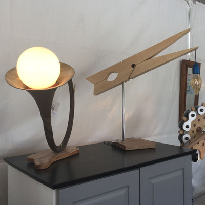 La Petite Ourse, boutique éphémère, Gap Foire Expo, création, pièce unique, lampe, upcycling