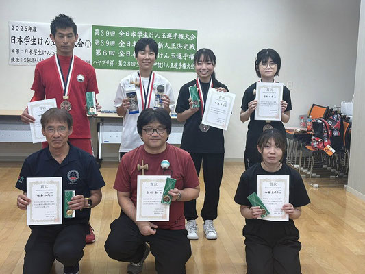 全日本年代別けん玉選手権　表彰者