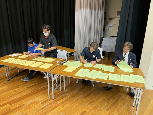 予選集計　南関西