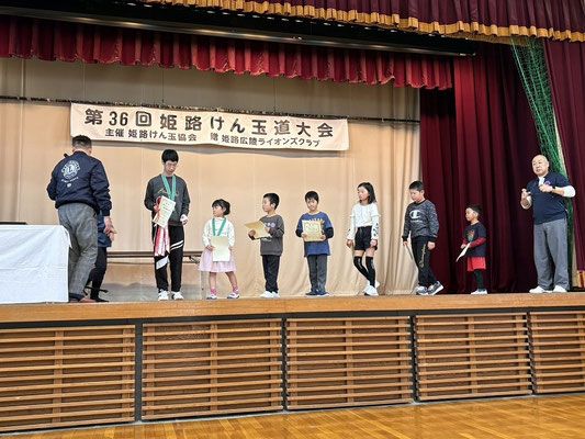 初級の部 表彰者1