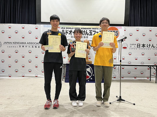 タイムアタック オープンの部　優勝～３位