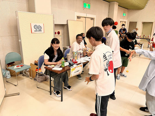 DREAM KENDAMAブースではけん玉検定