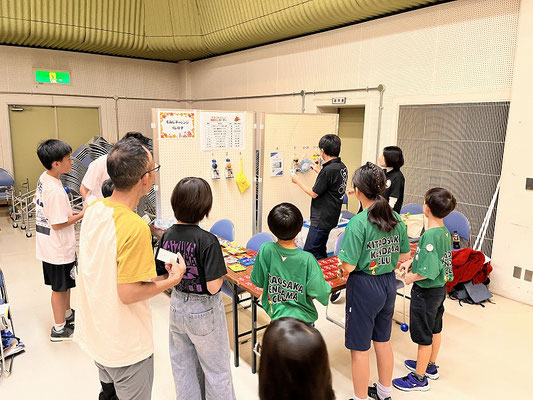 もみチャレ参加者のくじ引き