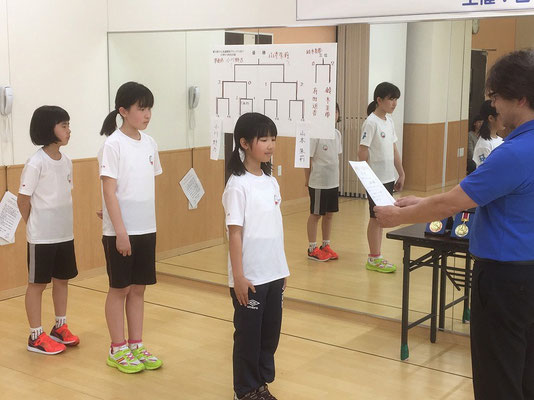 小学５・６年生の部　優勝　山本 朱莉