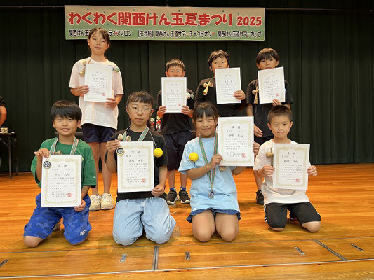 サマーカップ表彰者　スタンダード
