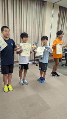表彰者　選抜小学生トーナメントBクラス
