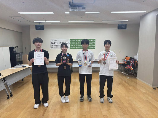 ハヤブサ杯 全日本空中技けん玉選手権大会　表彰者