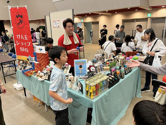 けん玉ショップSHOさん ブース出店