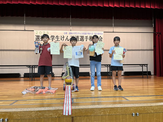 技部門Ａクラス　表彰者