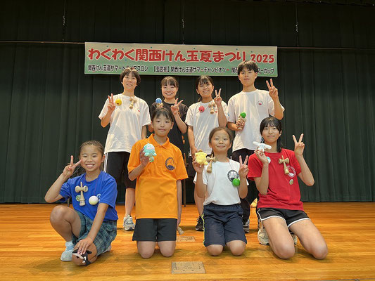 関西のトップ選手と記念撮影