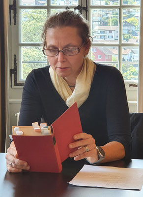 28. August 2022: Schloss Spiez - Lesung Annelies Hüssy und Léonie von Tavel (Foto: Fredi Frutschi)