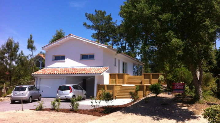 Maison neuve dans les Landes - Construction Bernard Lacaze et Fils