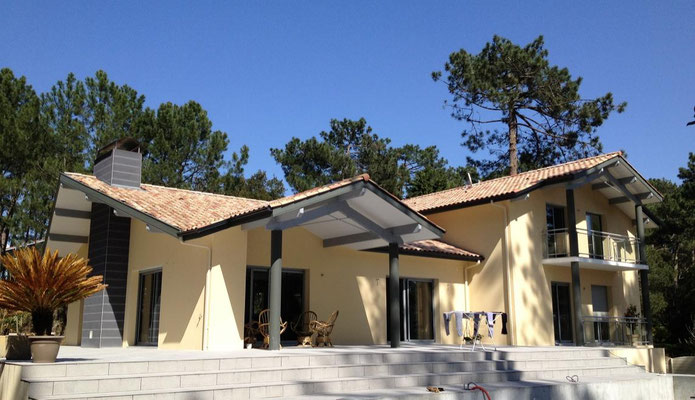 Maison neuve dans les Landes - Construction Bernard Lacaze et Fils