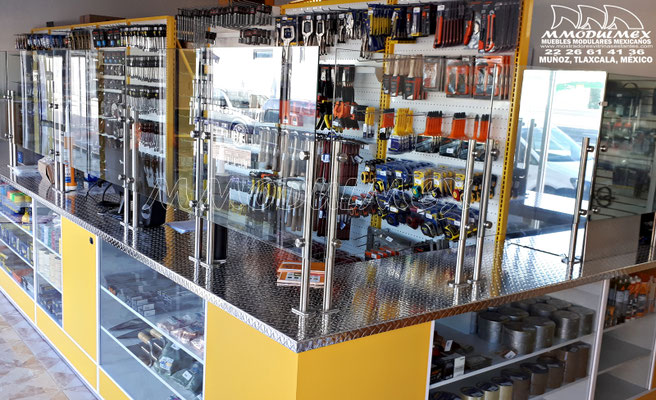 Mostrador para ferretería
